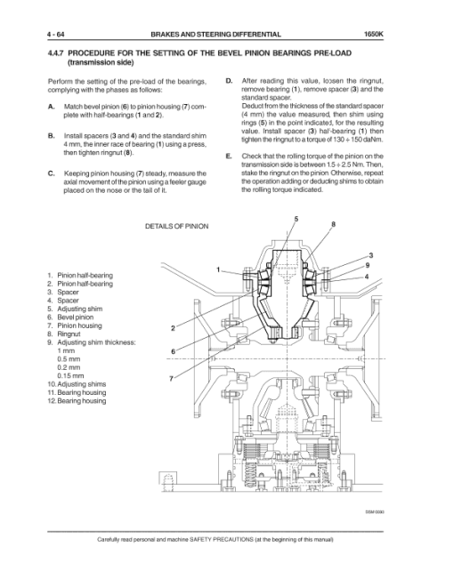 Case 1650K Crawler Dozer Service Manual - Image 5