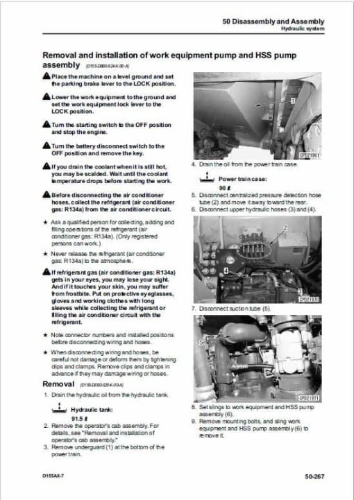 Komatsu D155AX-7 Dozer Service Manual - Image 5