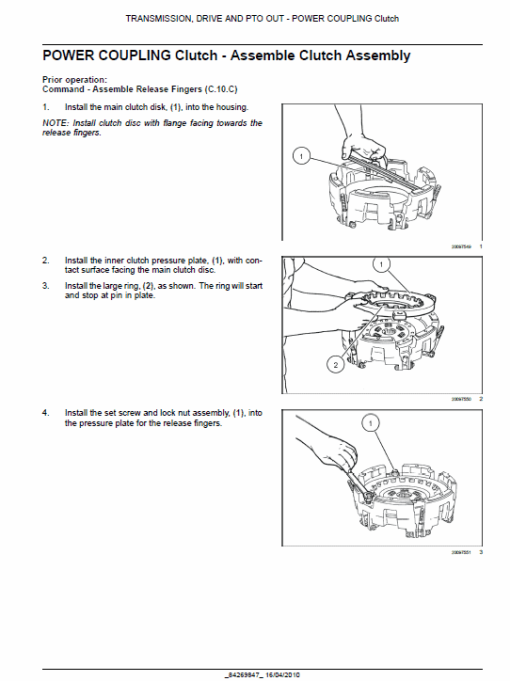 New Holland Workmaster 45 Tractor Service Manual - Image 5