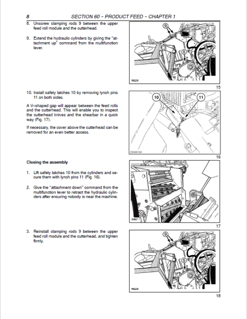 New Holland FX25, FX45, FX28, FX38, FX48, FX58, FX300, FX375, FX450 Harvesters Manual - Image 2