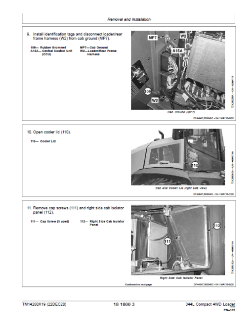 John Deere 344L Compact 4WD Loader Repair Technical Manual (S.N after B043142 -) - Image 5