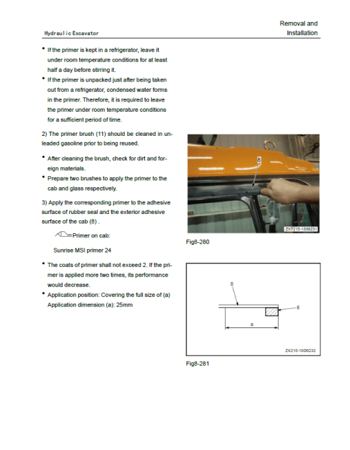 Sany SY80U Hydraulic Excavator Repair Service Manual - Image 5