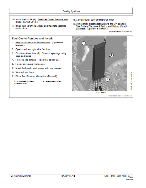 John Deere 370E, 410E, 460E Dump Truck Technical Manual (S.N. D634583 - D668586 ) - Image 5