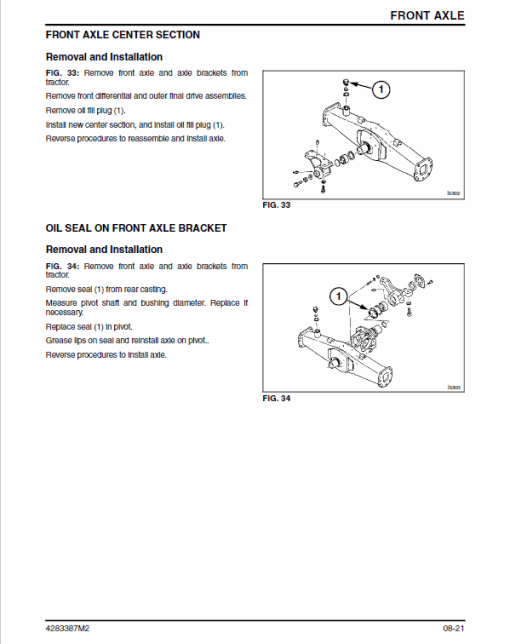 Massey Ferguson 1648, 1652, 1655 Compact Tractor Manual - Image 5