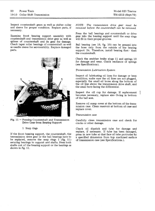 John Deere 820 Tractor Repair Technical Manual (S.N after 37000 -) - Image 5