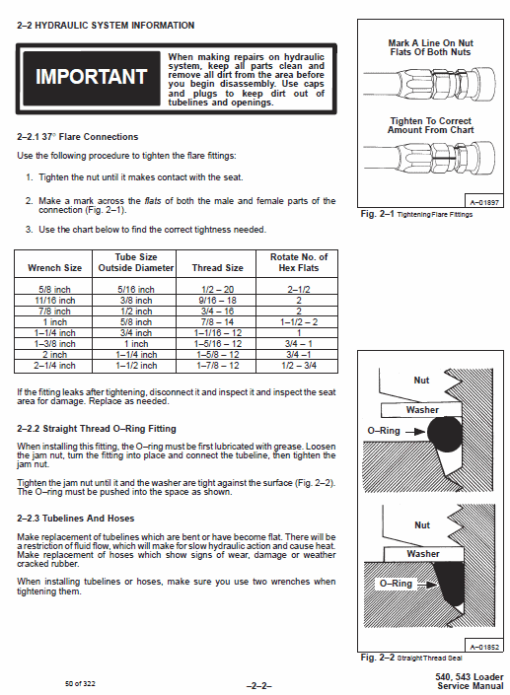 Bobcat 540, 543 and 543B Skid-Steer Loader Service Manual - Image 6