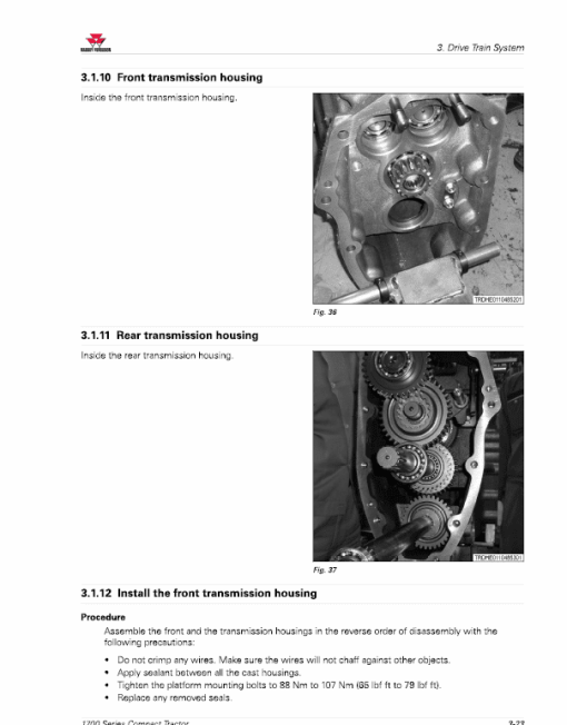 Massey Ferguson 1726E, 1734E, 1739E Tractor Service Manual - Image 5