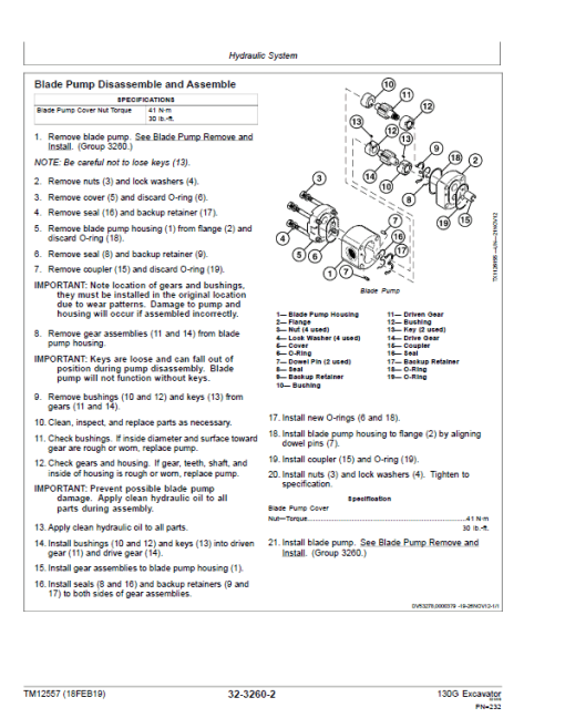 John Deere 130GLC Excavator Repair Technical Manual (S.N after D040001 - ) - Image 5