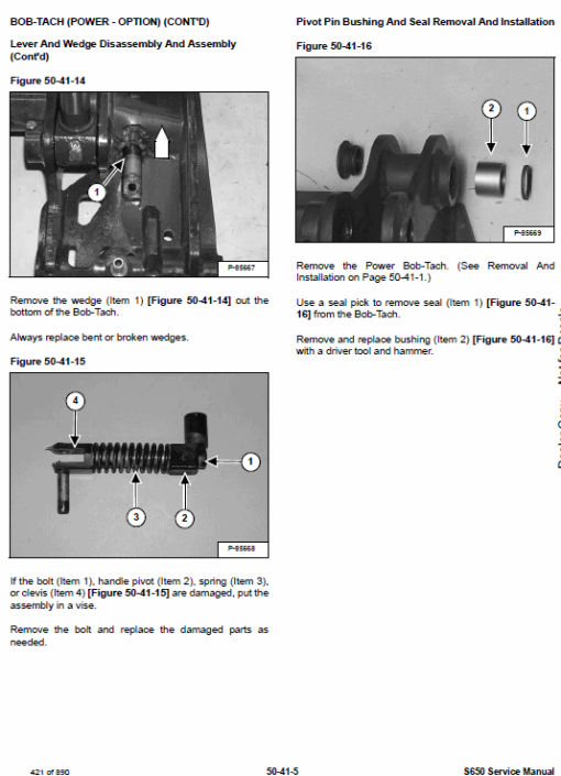 Bobcat S630 Skid-Steer Loader Service Manual - Image 5