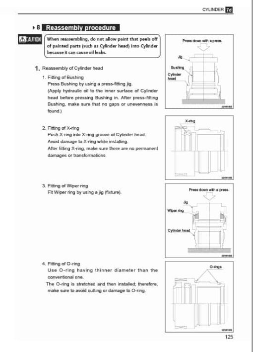 Mitsubishi FB20CA1, FB25CA1, FB28CA1, FB30CA1 Forklift Service Manual - Image 5