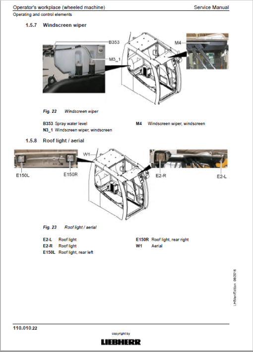 Liebherr A910, A912, A914, A918, R914 Compact Tier 4i Excavator Service Manual - Image 5