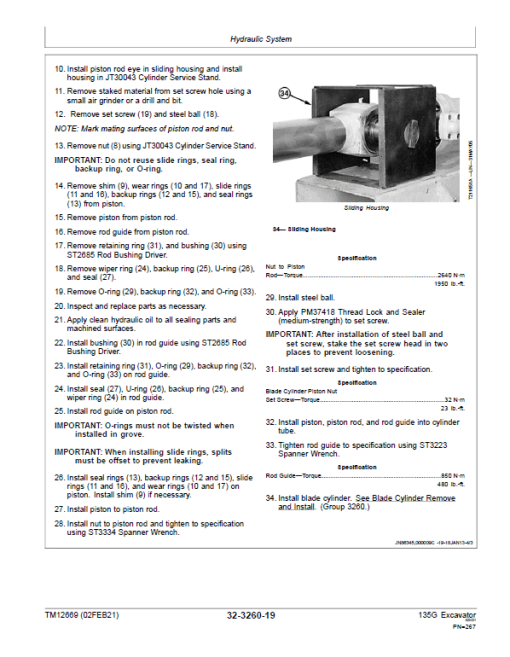 John Deere 135GLC Excavator Repair Technical Manual (S.N after E400001 - ) - Image 5