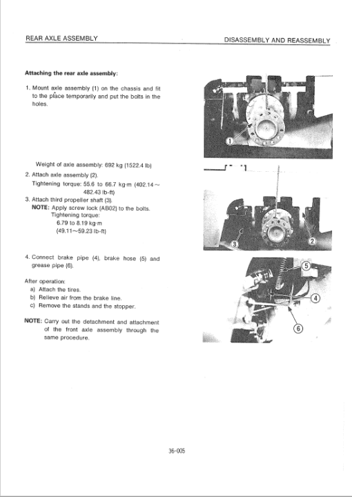 Kawasaki 60ZII Wheel Loader Repair Service Manual - Image 5