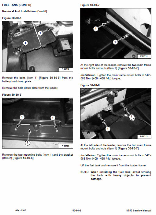 Bobcat S750 Skid-Steer Loader Service Manual - Image 5