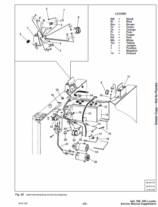 Bobcat 600, 600D, 610 and 611 Skid-Steer Loader Service Manual - Image 6