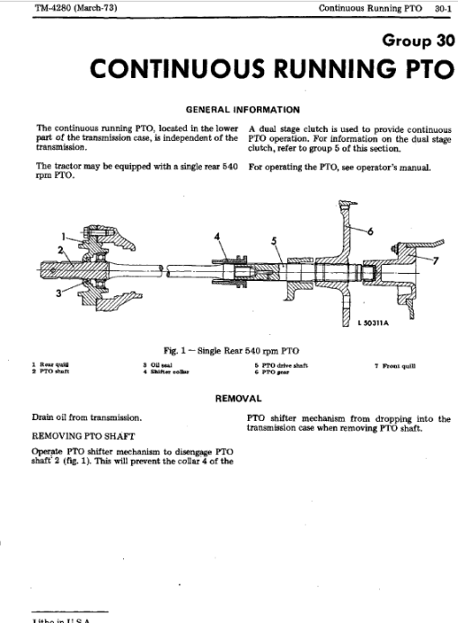 John Deere 1530 Tractor Repair Technical Manual - Image 5