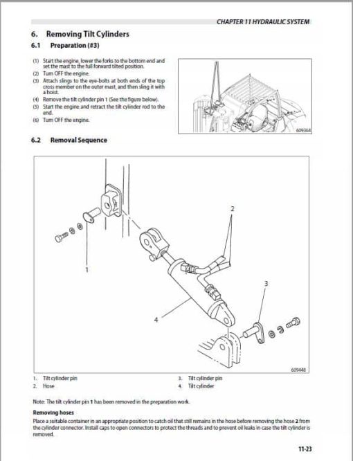 Mitsubishi FD70M Forklift Lift Truck Service Manual - Image 5