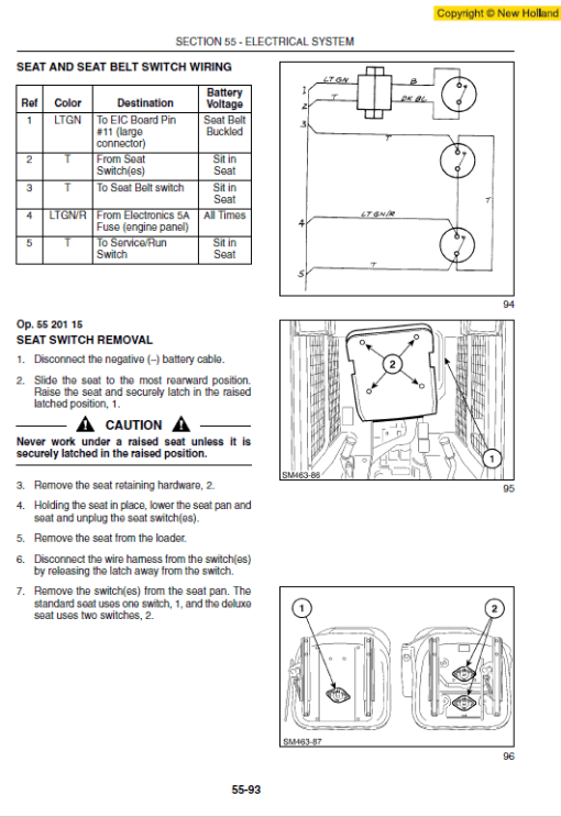 New Holland L175 SkidSteer Service Manual - Image 5