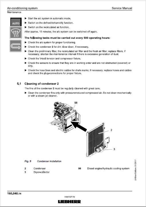 Liebherr LH40M, LH40C, LH50M Timber, LH50M Tier 4i Excavator Service Manual - Image 5