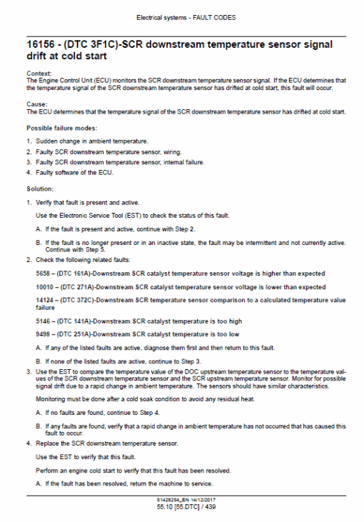 New Holland W190D Tier 4B Wheel Loader Service Manual - Image 5