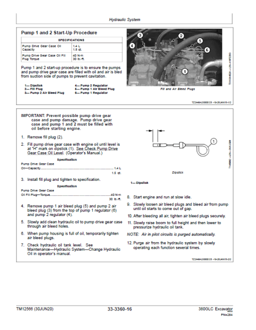 John Deere 380GLC Excavator Repair Technical Manual (S.N after E900001 - ) - Image 5