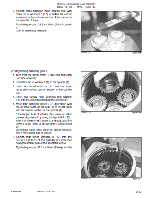 Kobelco 50SR ACERA Tier 4 Excavator Service Manual - Image 5