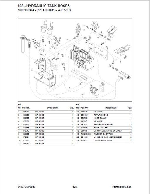 Gehl GE 803 Compact Excavator Repair Service Manual - Image 5