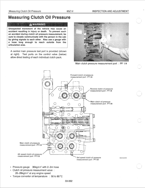 Kawasaki 65ZIV Wheel Loader Repair Service Manual - Image 3