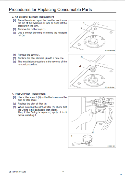 Sumitomo SH160-3 Hydraulic Excavator Repair Service Manual - Image 5