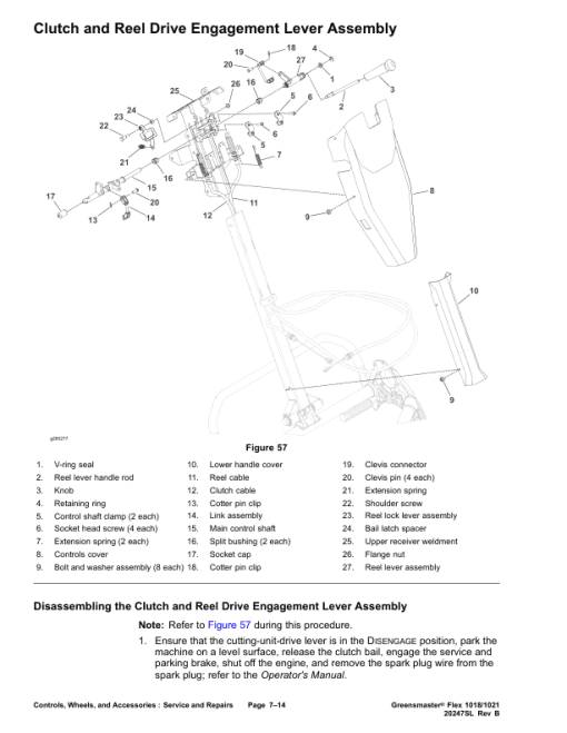 Toro Greensmaster Flex 1018, 1021 Service Repair Manual - Image 5