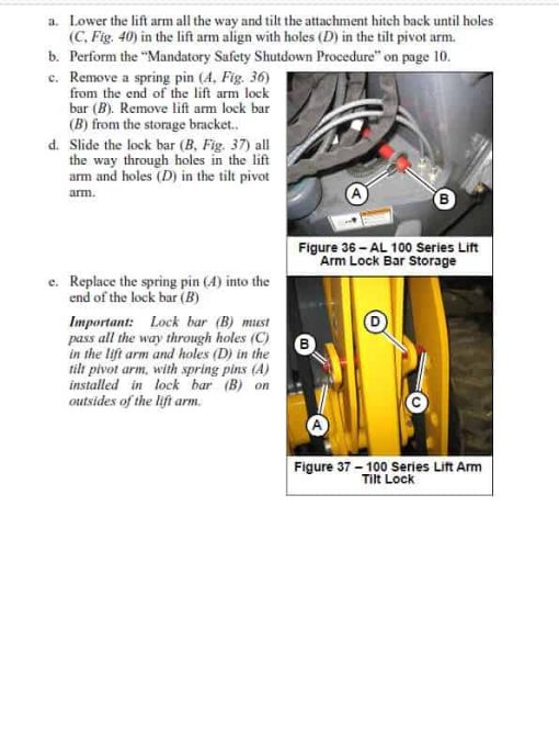 Gehl AL 140 Articulated Loader Repair Service Manual - Image 5