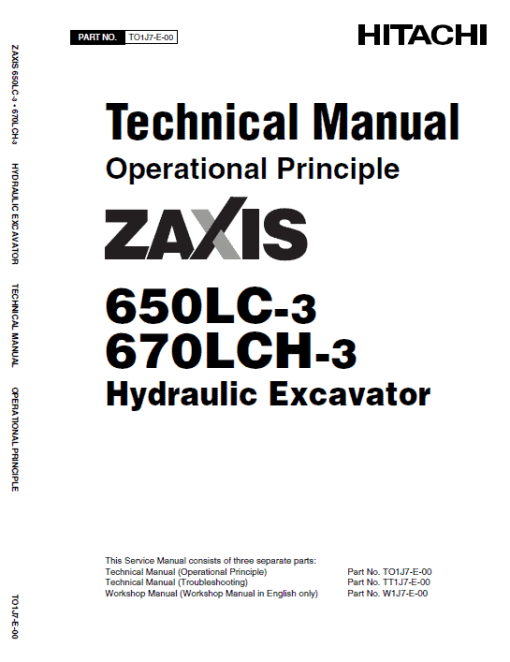 Hitachi ZX650LC-3 and ZX670LCH-3 Excavator Service Repair Manual - Image 4