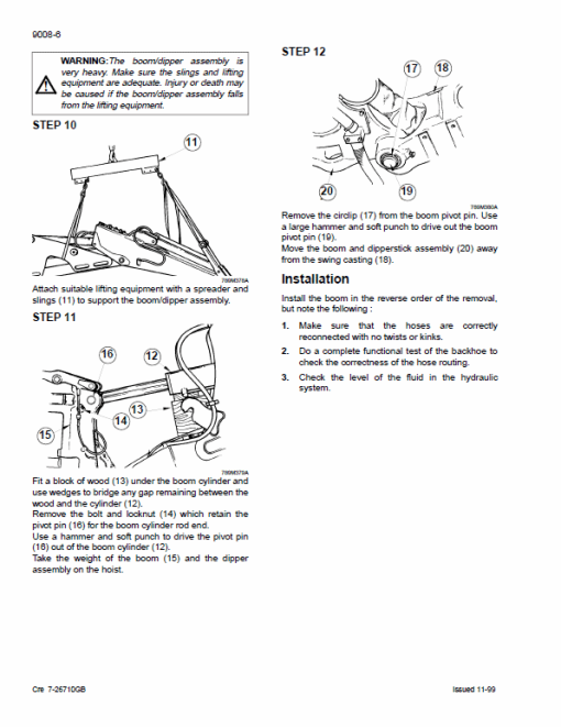 Case 595SLE, 595LSP Loader Backhoe Service Manual - Image 5