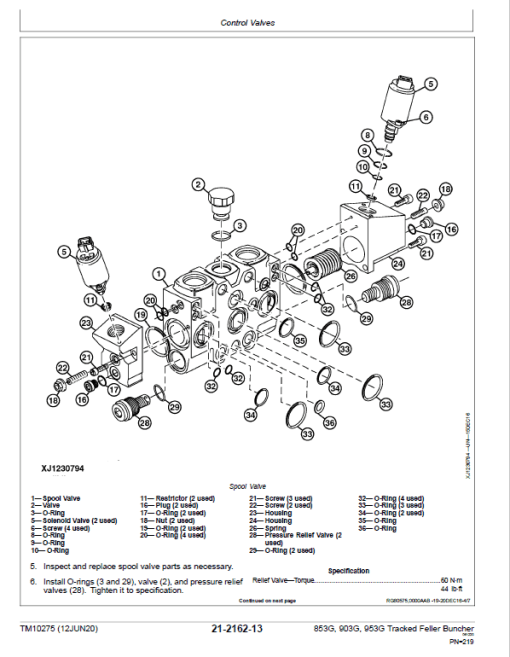 John Deere 853G, 850, 903G, 900, 953G, 950 Tracked Feller Buncher Technical Manual - Image 5