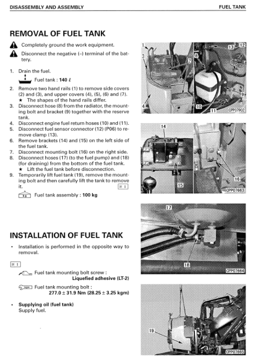 Komatsu PC158US-2 Excavator Service Manual - Image 5