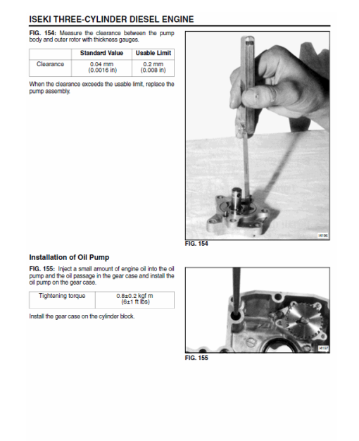 Iseki Three Cylinder Diesel Engine Manual - Image 5