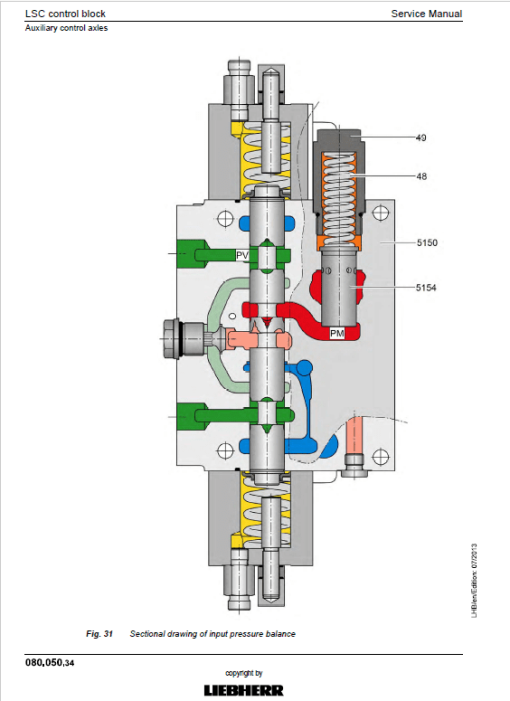 Liebherr LH26EC Hydraulic Excavator Service Manual - Image 5