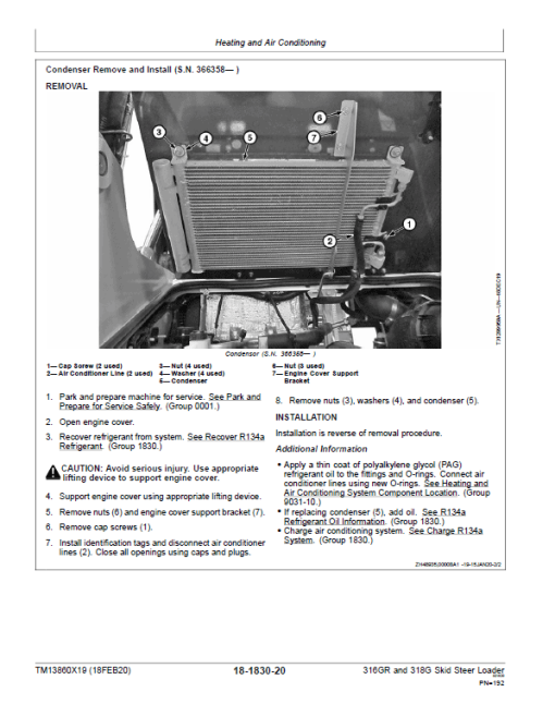 John Deere 316GR, 318G SkidSteer Technical Manual (Manual Controls & S.N G298752 -) - Image 4