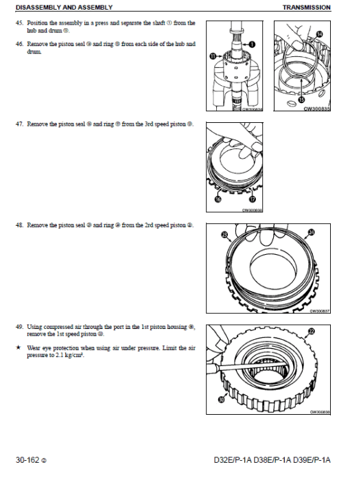 Komatsu D32P-1, D38P-1, D39P-1 Dozer Service Manual - Image 5