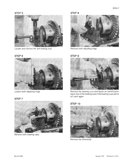 Case W14C Loader Service Manual - Image 5