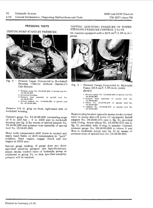 John Deere 3030, 3130 Tractors Repair Technical Manual - Image 5