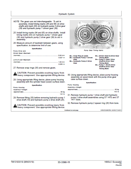 John Deere 160GLC Excavator Repair Technical Manual (PIN: 1F9160GX_ _D055001- ) - Image 5