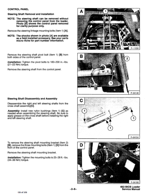 Bobcat 653 Skid-Steer Loader Service Manual - Image 6