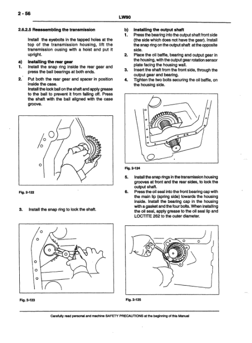 New Holland LW90 Wheel Loader Service Manual - Image 5