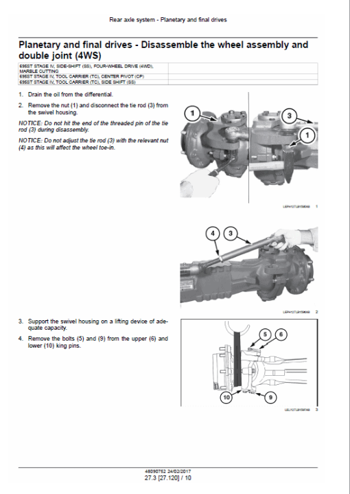 Case 580T, 580ST, 590ST, 690ST Backhoe Loader Service Manual - Image 5