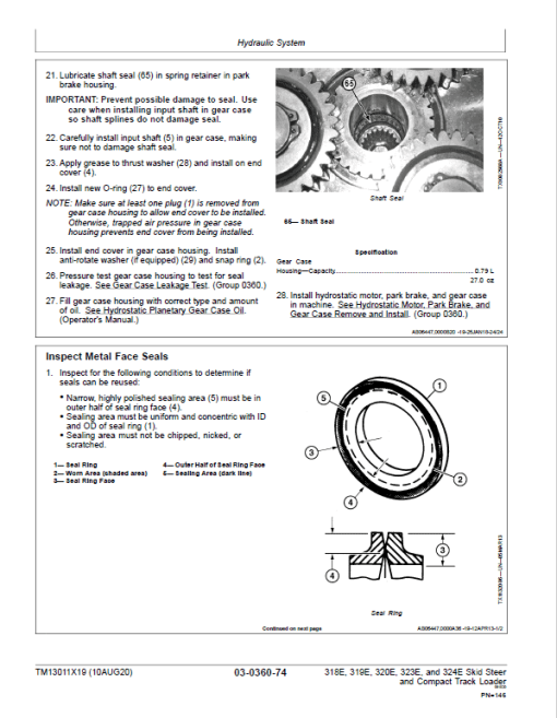 John Deere 319E, 323E SkidSteer Loader Technical Manual (EH Controls - SN after J249321) - Image 5