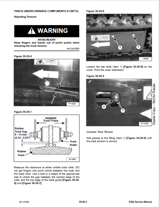 Bobcat E20Z Excavator Repair Service Manual - Image 5