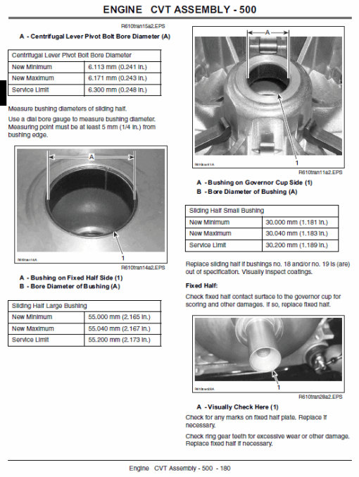 John Deere ATV 500, ATV 650, ATV 650EX, ATV 650EXT Trail Buck Utility Technical Manual - Image 5