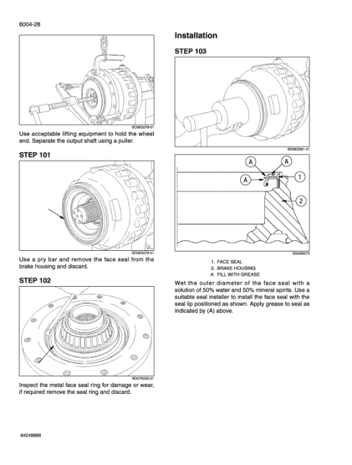 New Holland W130B Tier 3 Wheel Loader Service Manual - Image 5