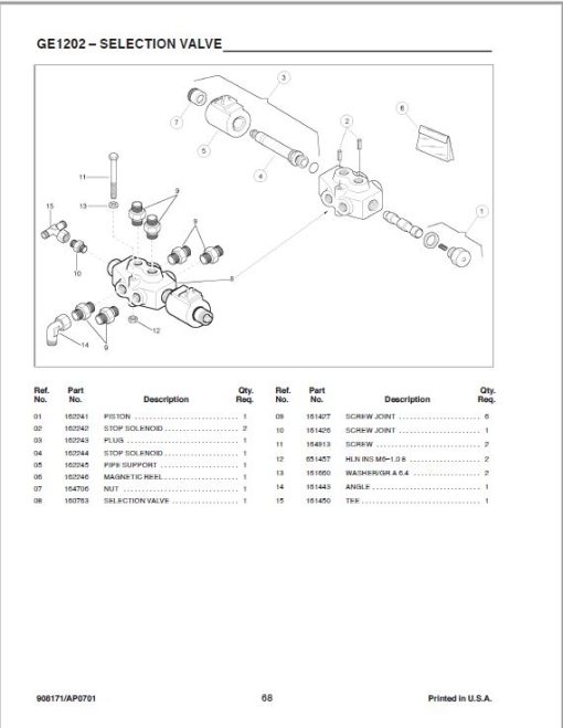 Gehl GE 1202 Crawler Excavator Repair Service Manual - Image 5